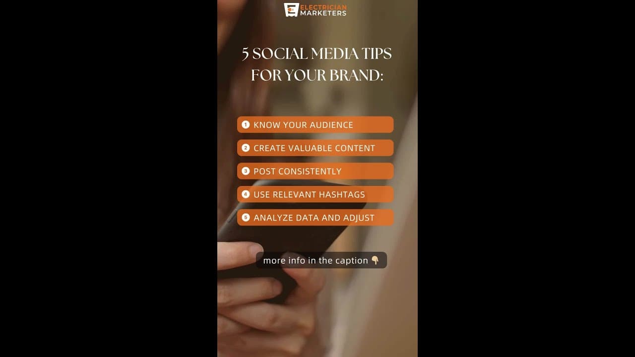 5 Social Media Tips For Electricians