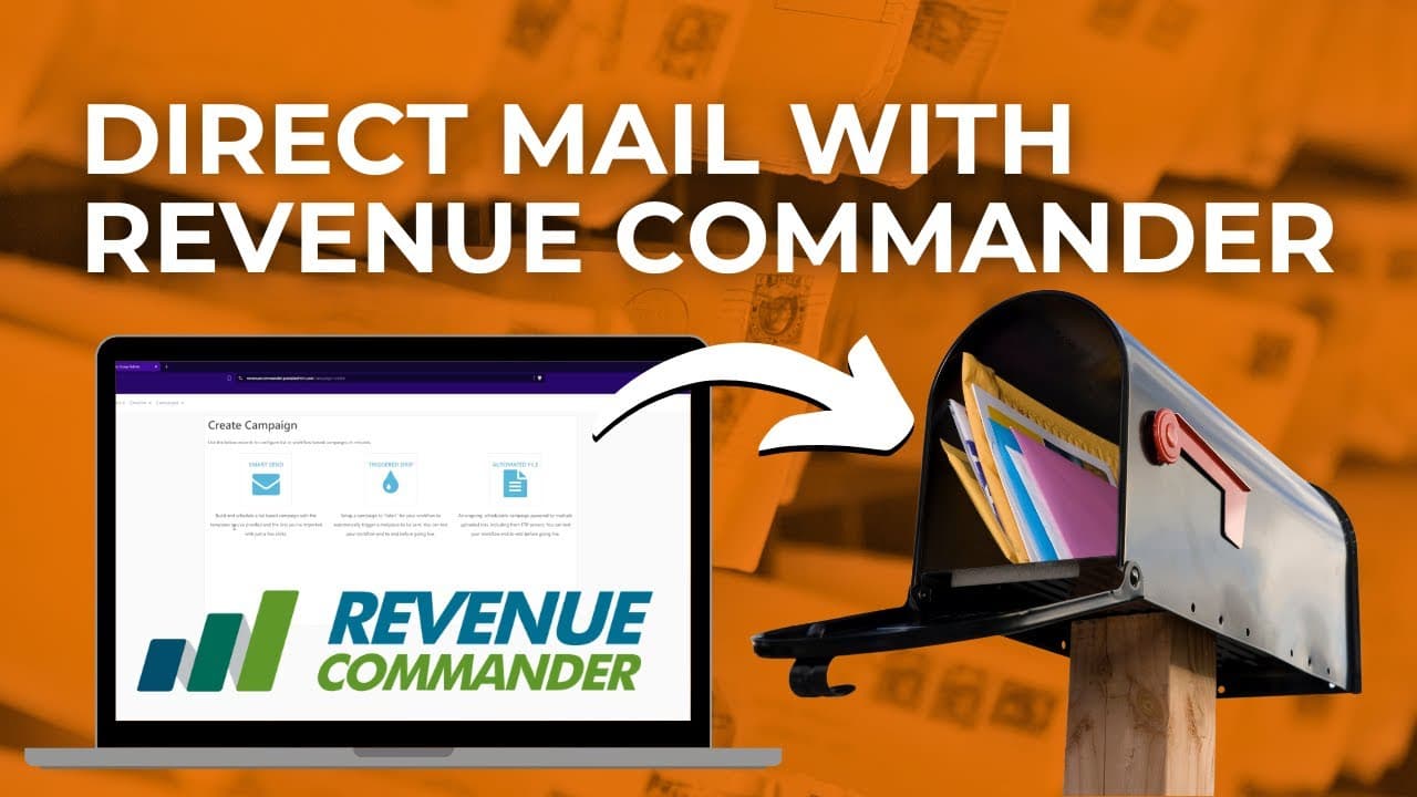 Direct Mail Marketing with Revenue Commander